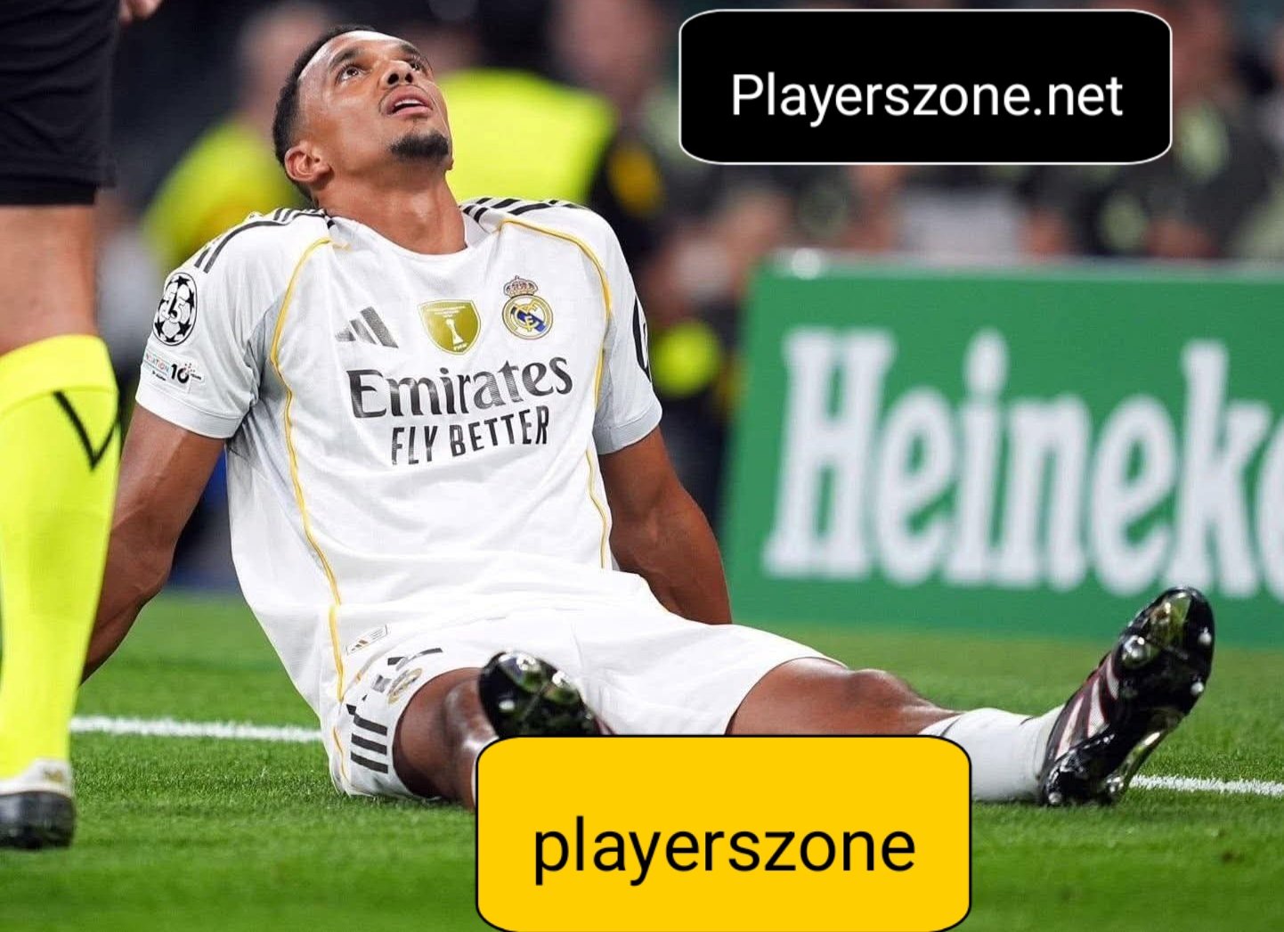 Real Madrid announced Arnold's injury