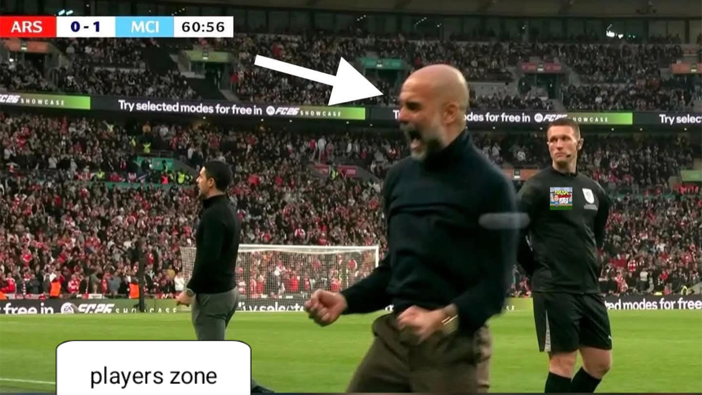 A very well-deserved joy for Guardiola